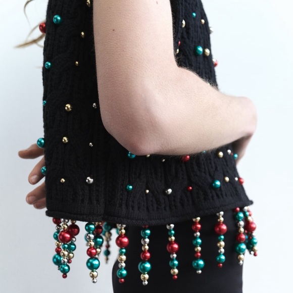 Pearl fringe sweater - Picture 3 of 7